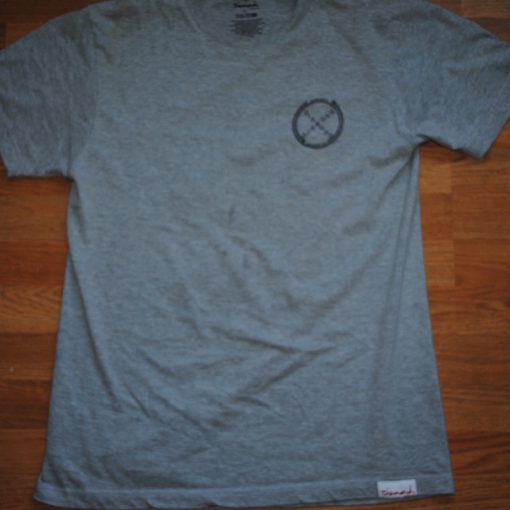 diamond supply co large grey mens t shirt fashion